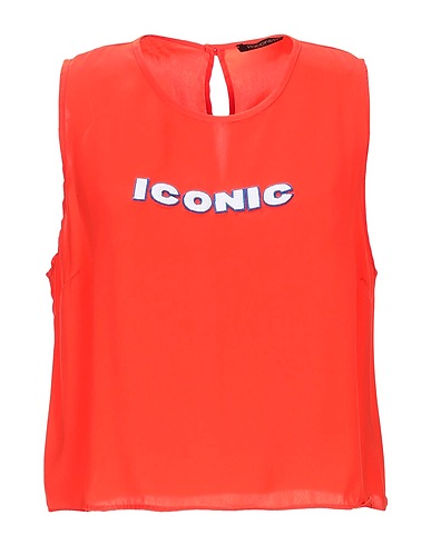 HAPPINESS Top Arancione 100% Poliestere