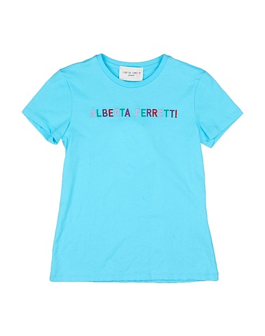 ALBERTA FERRETTI Ｔシャツ スカイブルー コットン 100%
