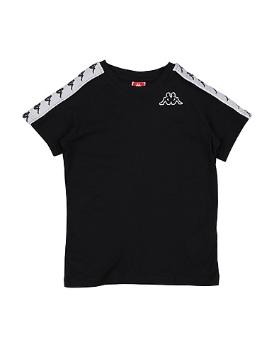 KAPPA T-shirt Black 100% Cotton