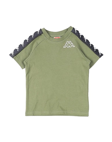 KAPPA T-shirt Military green 100% Cotton