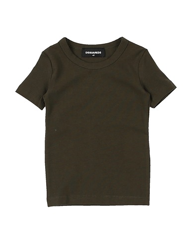 DSQUARED2 T-Shirt Militärgrün 95% Baumwolle, 5% Elastan