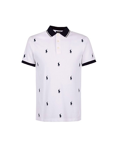 POLO RALPH LAUREN Poloshirt Slim Fit Pony Mesh Polo BIANCO 97% Baumwolle, 3% Elastan