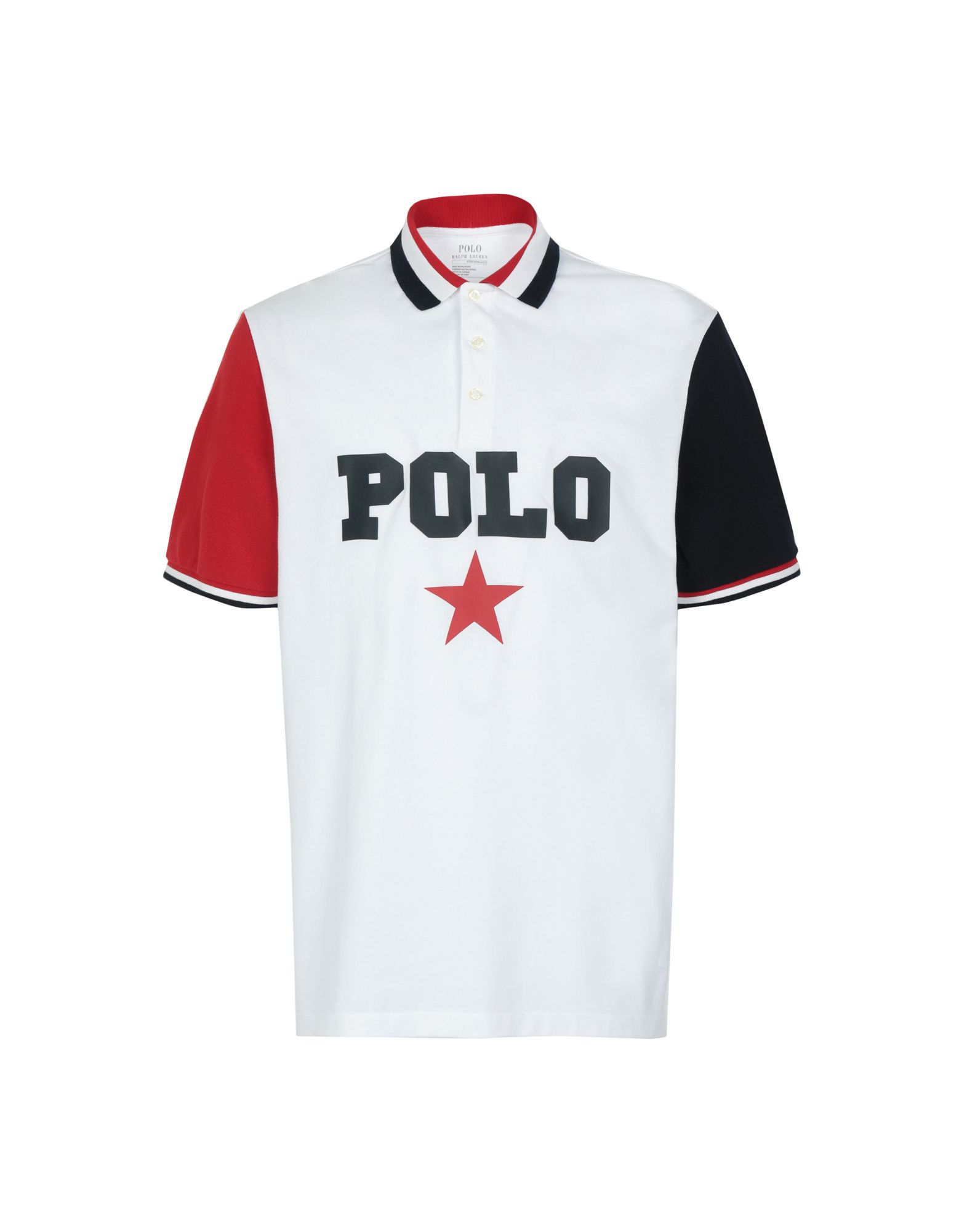 classic fit logo mesh polo