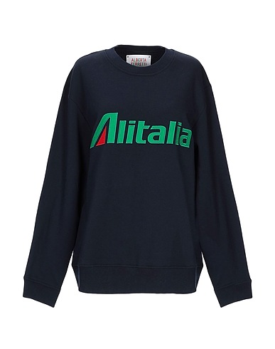 ALBERTA FERRETTI Sweatshirt Midnight blue 100% Cotton