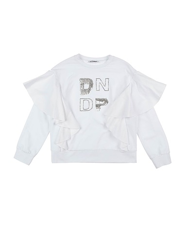 DONDUP Sweatshirt White 93% Cotton, 7% Elastane