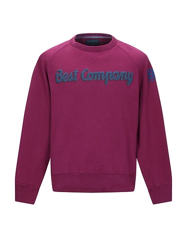BEST COMPANY Sweatshirt Pflaume 100% Baumwolle