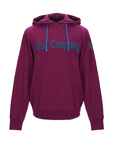 BEST COMPANY Hooded track jacket  Garnet 100% Cotton