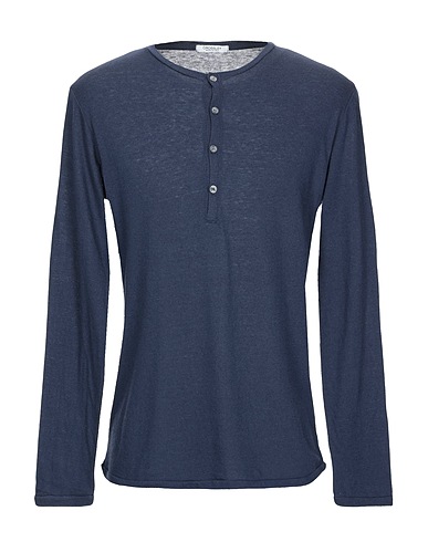 CROSSLEY T-shirt Midnight blue 50% Cotton, 50% Cashmere