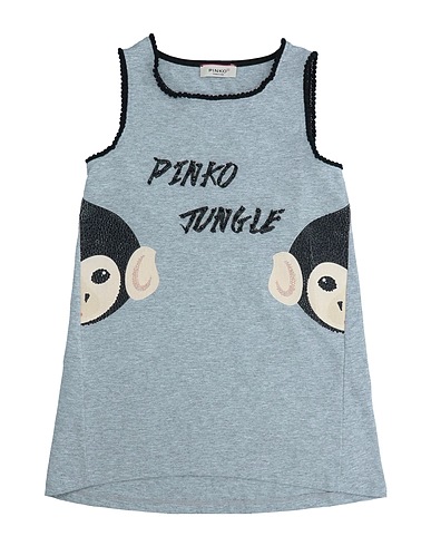 PINKO UP T-shirt Light grey 95% Cotton, 5% Elastane