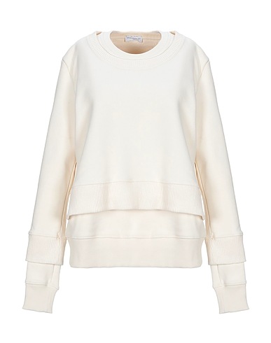 IH NOM UH NIT Felpa Avorio 100% Cotone, Elastan