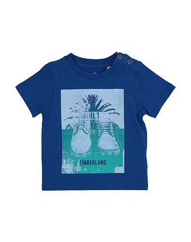 TIMBERLAND T-shirt Blue 100% Cotton