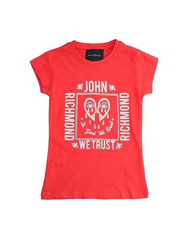 JOHN RICHMOND T-Shirt Rot 100% Baumwolle