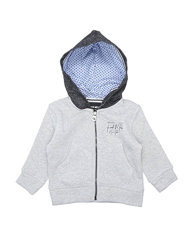 FRED MELLO Sweatshirt Light grey 50% Cotton, 50% Polyester