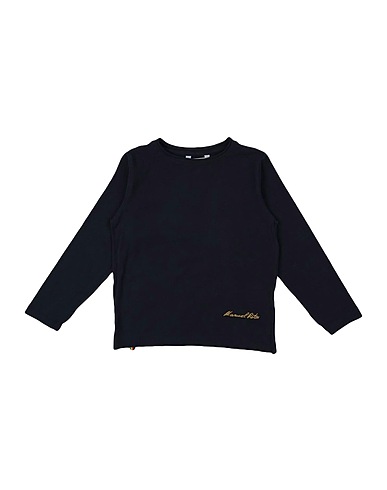 MANUEL RITZ T-shirt Blu notte 92% Cotone, 8% Elastan