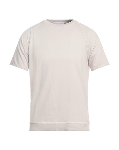 DANIELE FIESOLI Sweatshirt Light grey 95% Cotton, 5% Elastane