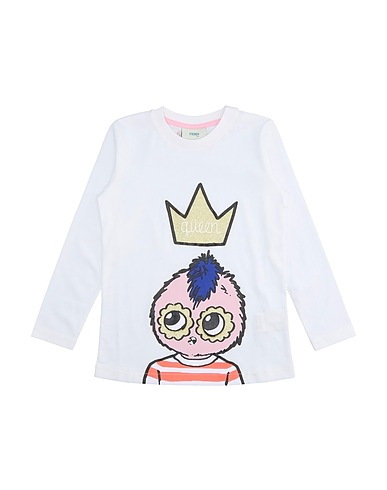 FENDI T-shirt White 100% Cotton