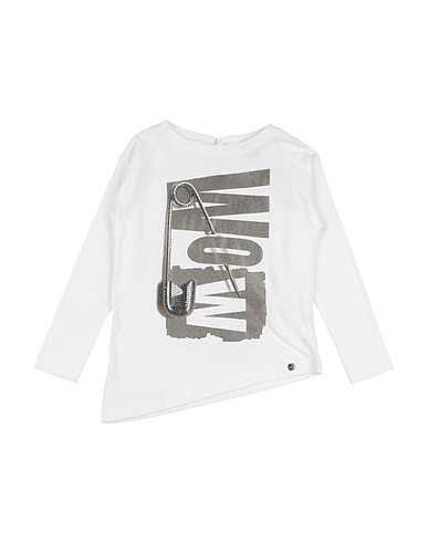 MICROBE by MISS GRANT TOPWEAR White 100% Cotton