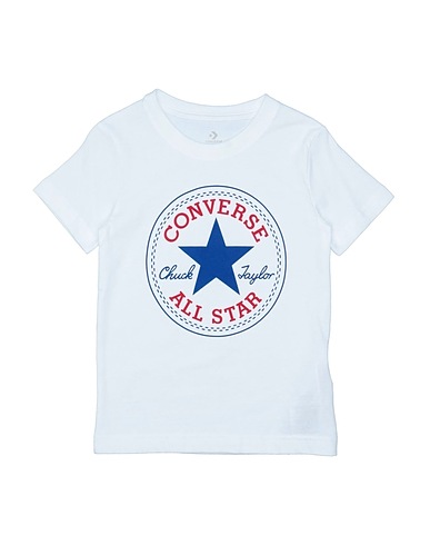CONVERSE T-shirt CORE CHUCK PATCH TEE  White 100% Cotton