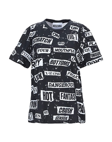 MOSCHINO T-shirt Black 100% Cotton