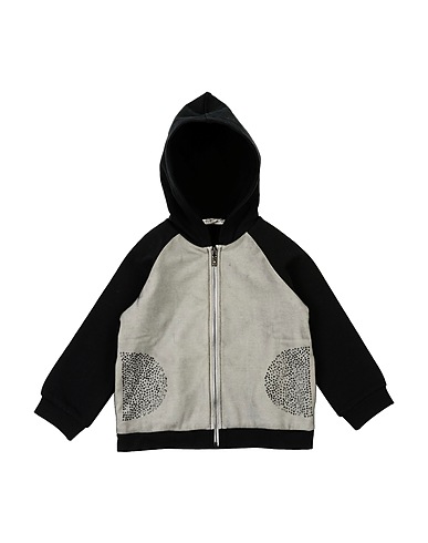 LIU •JO Sweatshirt Black 95% Cotton, 5% Elastane, Polyester