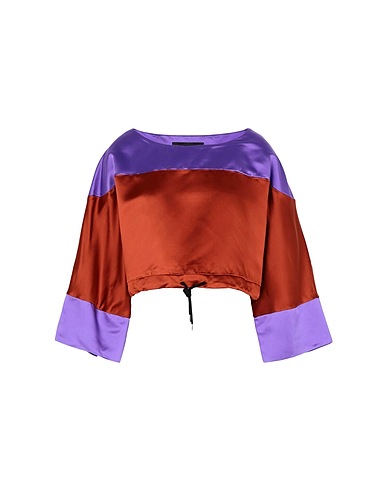 CHRISTIAN PELLIZZARI Top Violet 100% Acétate