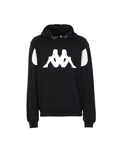 KAPPA KONTROLL Felpa KONTROLL HOODIE MAN
 Nero 100% Cotone