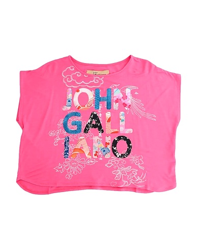 JOHN GALLIANO T-shirt Fuchsia 96% Viscose, 4% Elastane