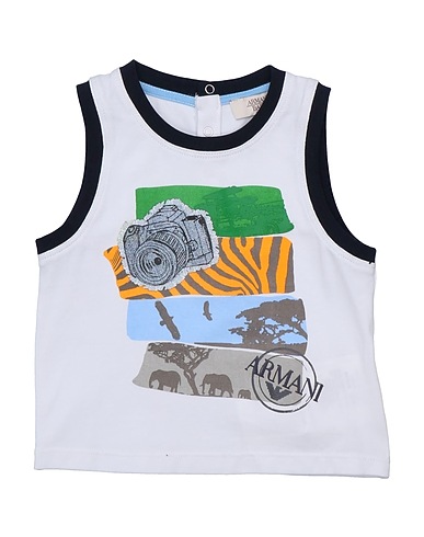 EMPORIO ARMANI T-shirt White 95% Cotton, 5% Elastane