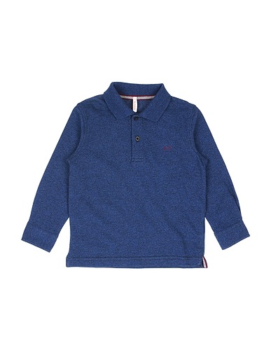 SUN 68 Polo shirt Midnight blue 95% Cotton, 5% Elastane