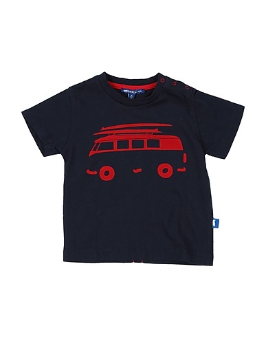 GAS T-shirt Blu notte 100% Cotone