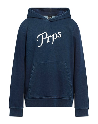 PRPS Felpa Blu 100% Cotone