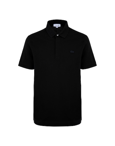 LACOSTE Μπλουζάκι Polo Μαύρο 94% Βαμβάκι, 6% Ελαστάνη