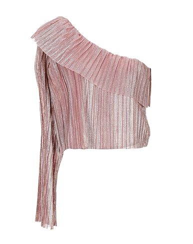 GLAMOROUS One-shoulder top Antique rose 100% Polyester