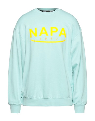 NAPA by MARTINE ROSE Sweatshirt B-AROSA CREW SWEAT
 Sky blue 100% Cotton