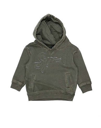 SP1 Hooded sweatshirt Military green 100% Cotton