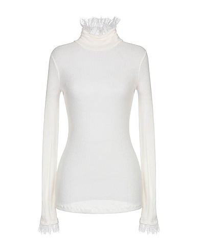 PHILOSOPHY di LORENZO SERAFINI Polo neck Ivory 75% Viscose, 25% Wool, Polyamide