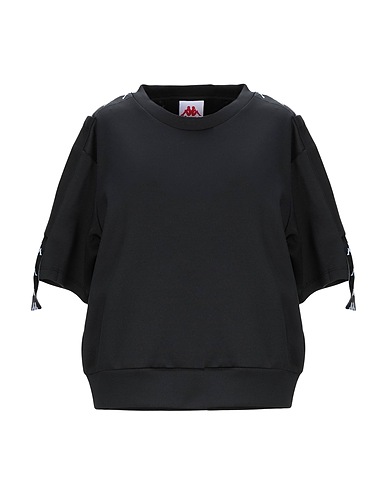 KAPPA T-shirt Black 94% Polyester, 6% Elastane