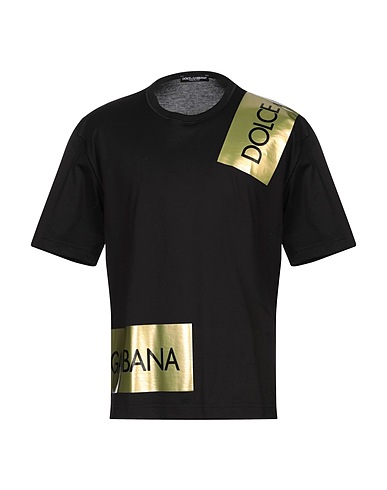 DOLCE&GABBANA T-shirt Black 100% Cotton