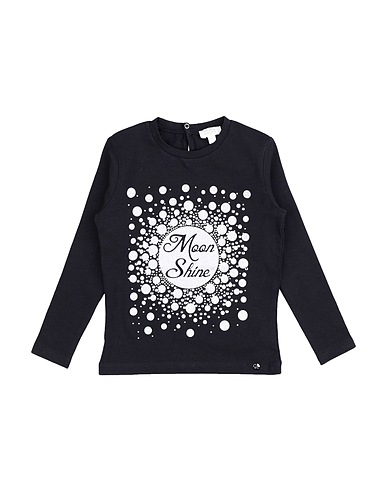 MICROBE by MISS GRANT T-shirt QUICK BABY Black 95% Cotton, 5% Elastane