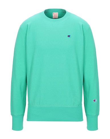 CHAMPION REVERSE WEAVE Sweatshirt Green 100% Cotton