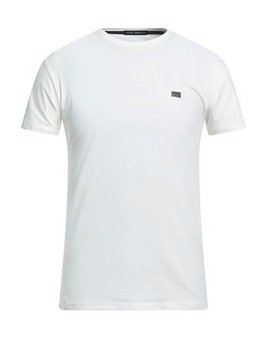 YES ZEE by ESSENZA Basic T-Shirt White 95% Cotton, 5% Elastane