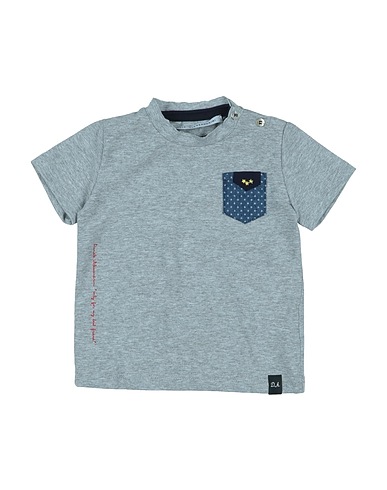 DANIELE ALESSANDRINI T-shirt Grey 90% Cotton, 10% Elastane