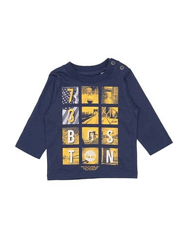 TIMBERLAND T-shirt Midnight blue 100% Cotton, Elastane