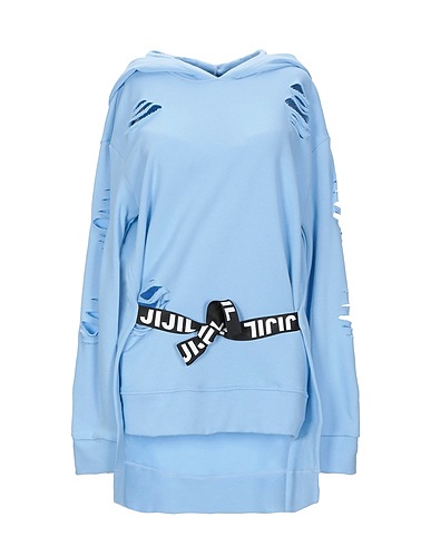 JIJIL Hooded track jacket  Sky blue 100% Cotton