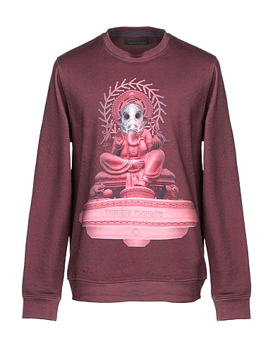 FRANKIE MORELLO Sweatshirt Burgundy 100% Cotton