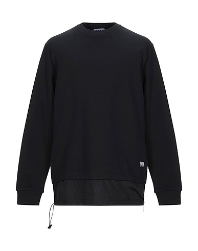 LHU URBAN Sweatshirt Black 100% Cotton, Polyester
