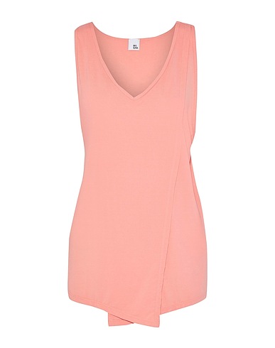 IRIS & INK Top Salmon pink 47% Nylon, 47% Polyester, 6% Elastane