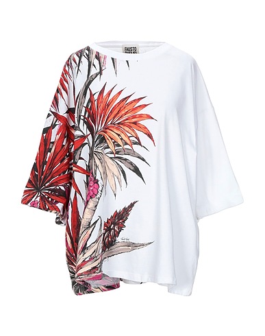 FAUSTO PUGLISI T-Shirt Weiß 100% Baumwolle