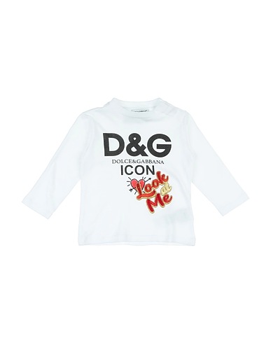 DOLCE&GABBANA T-shirt White 100% Cotton, Polyester, Polyamide