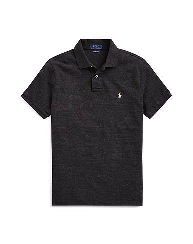 POLO RALPH LAUREN Polo SLIM FIT MESH POLO SHIRT
 Gris anthracite 100% Coton